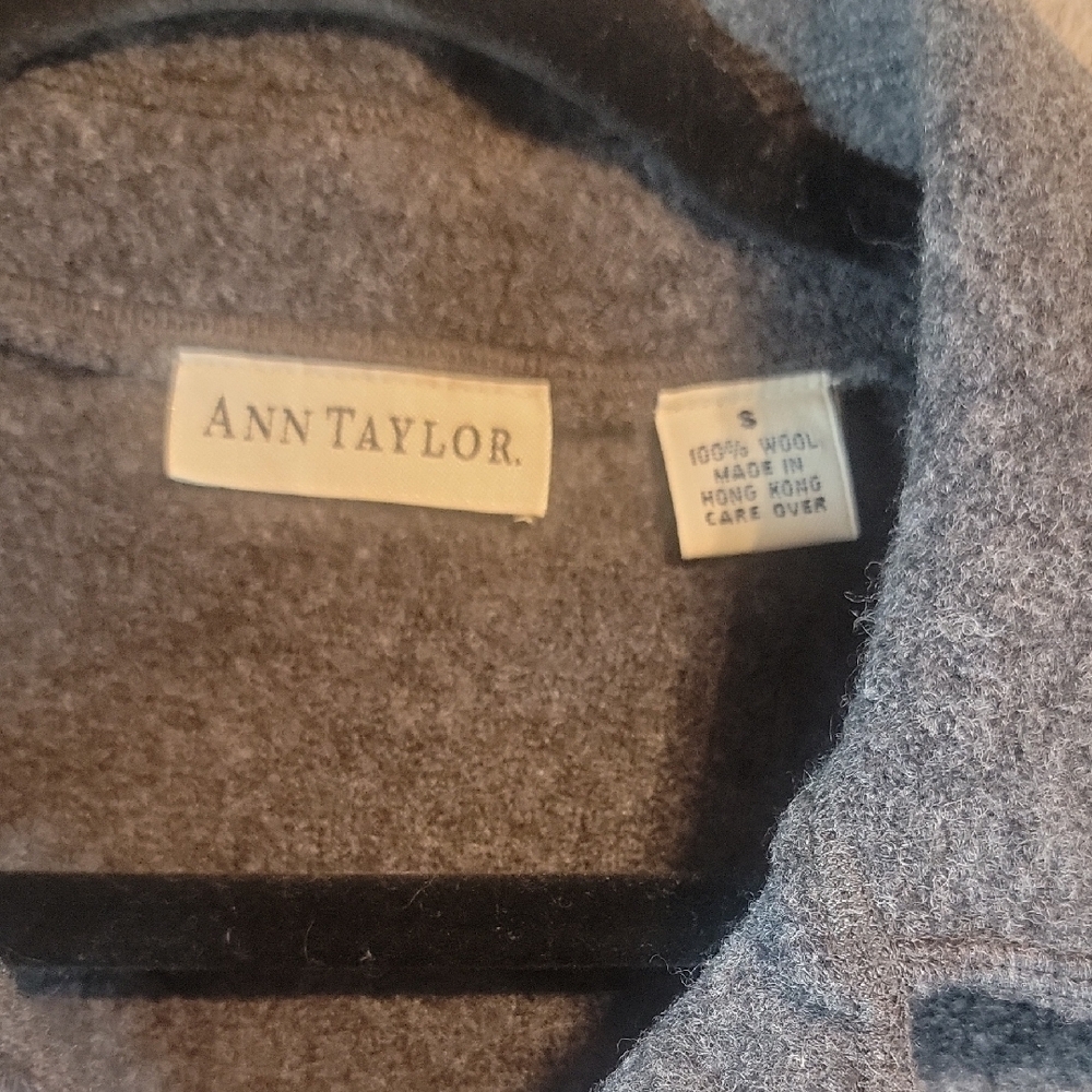 Ann Taylor Gray Wool Blazer - Picture 2 of 7
